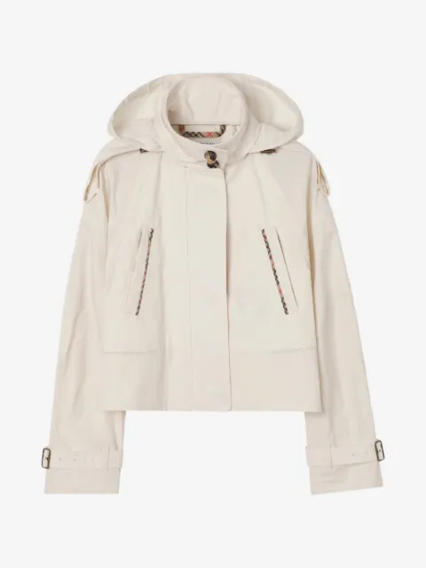 Burberry cropped lightweight cotton Ladymoor jacket​