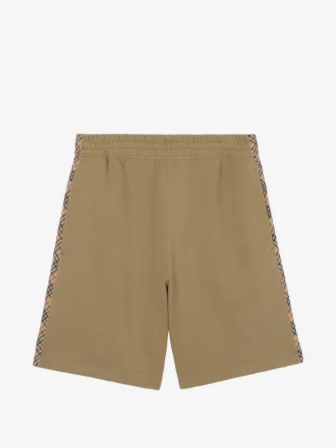 Burberry Check trim cotton shorts