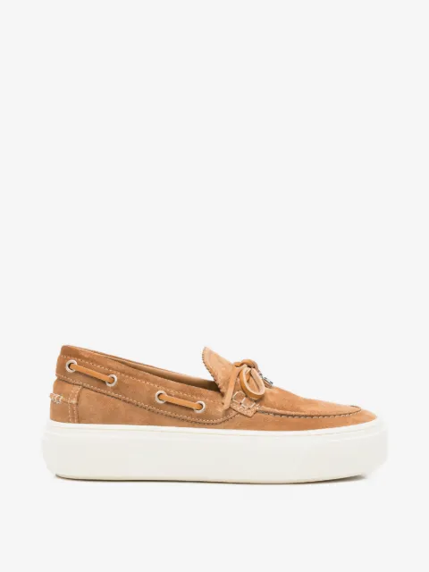 Hogan tassel-detail suede loafers