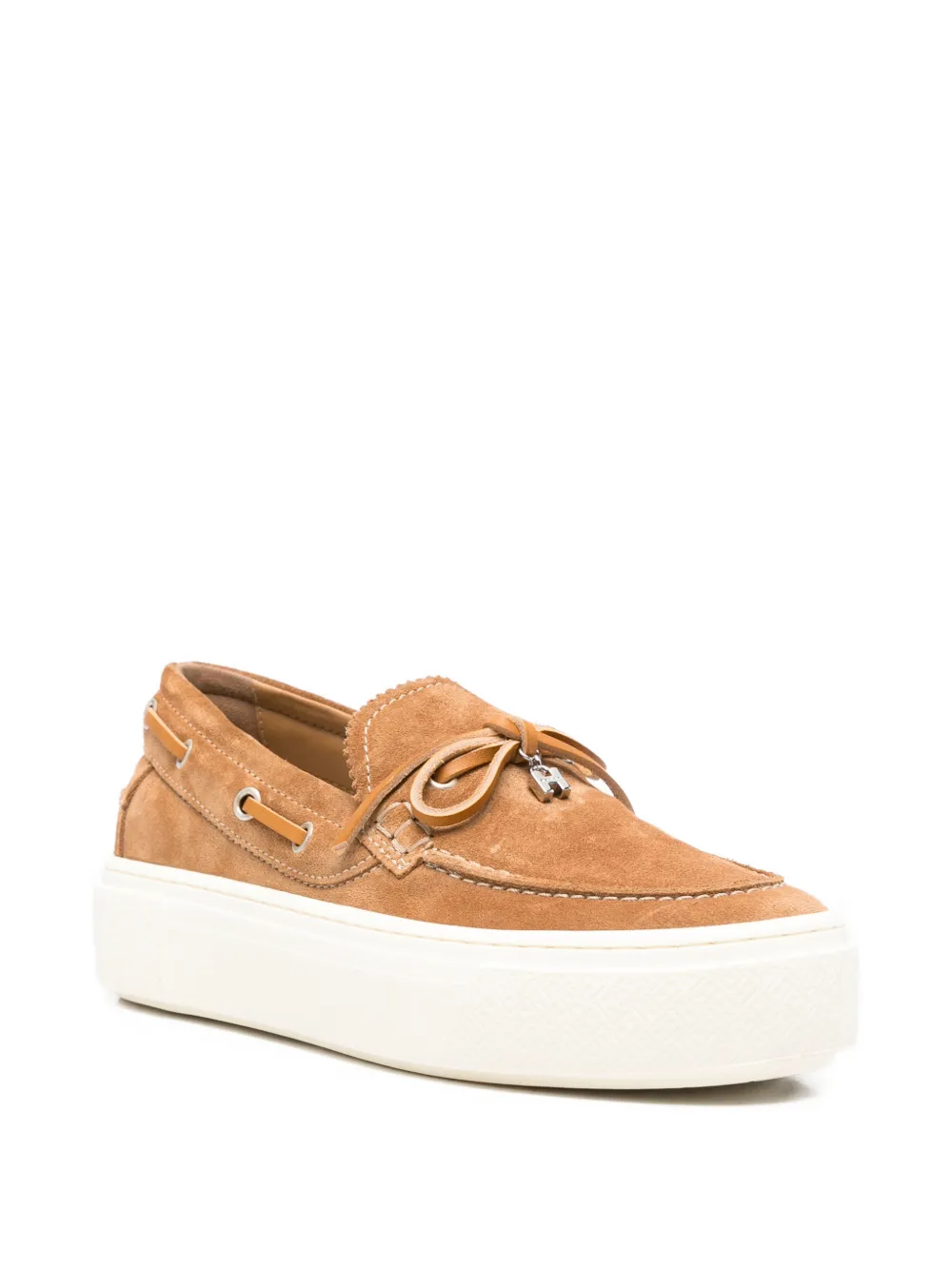 Hogan Suède loafers Beige