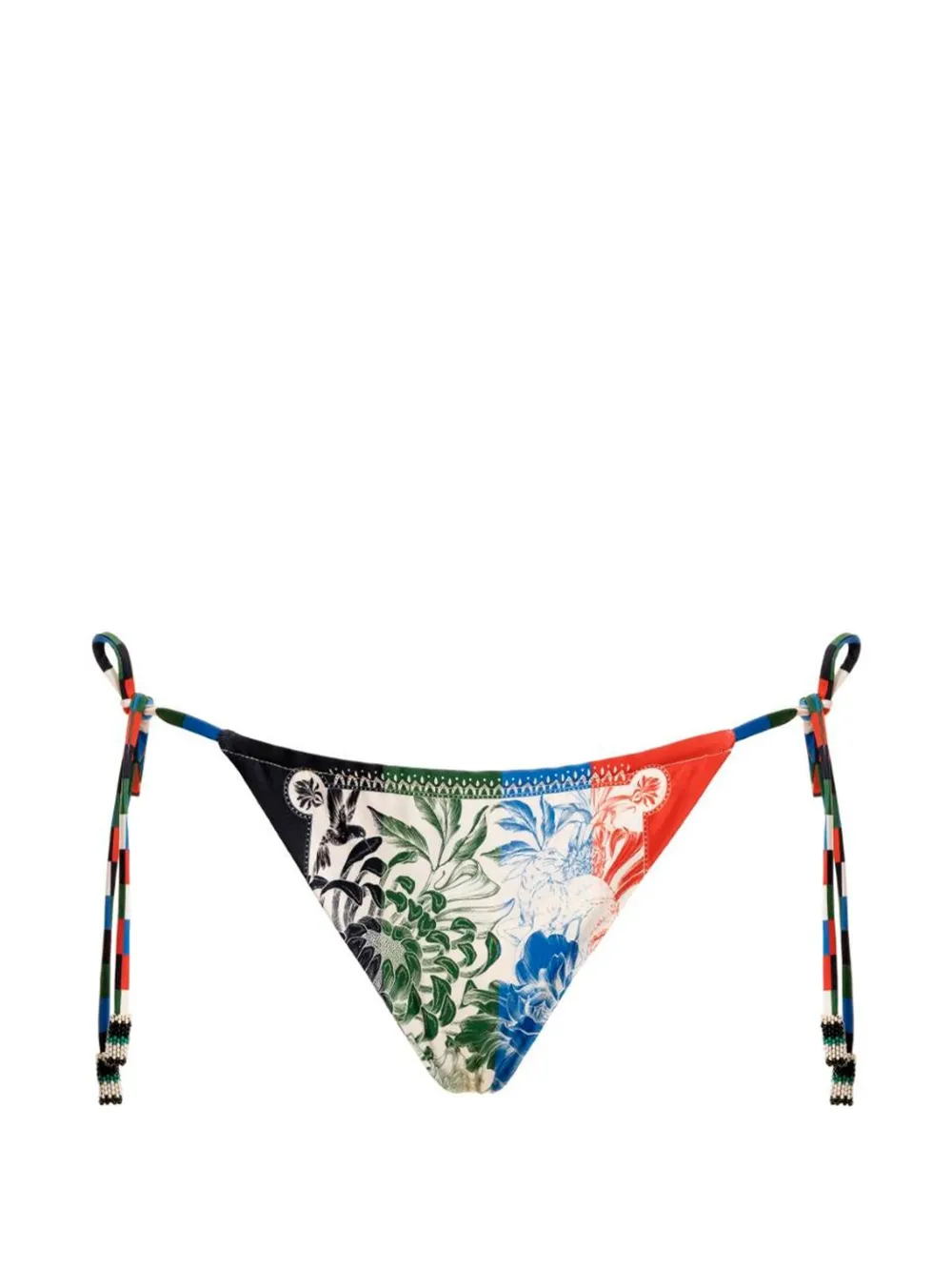 Agua Bendita Aldana trim reversible bikini bottom - Blu