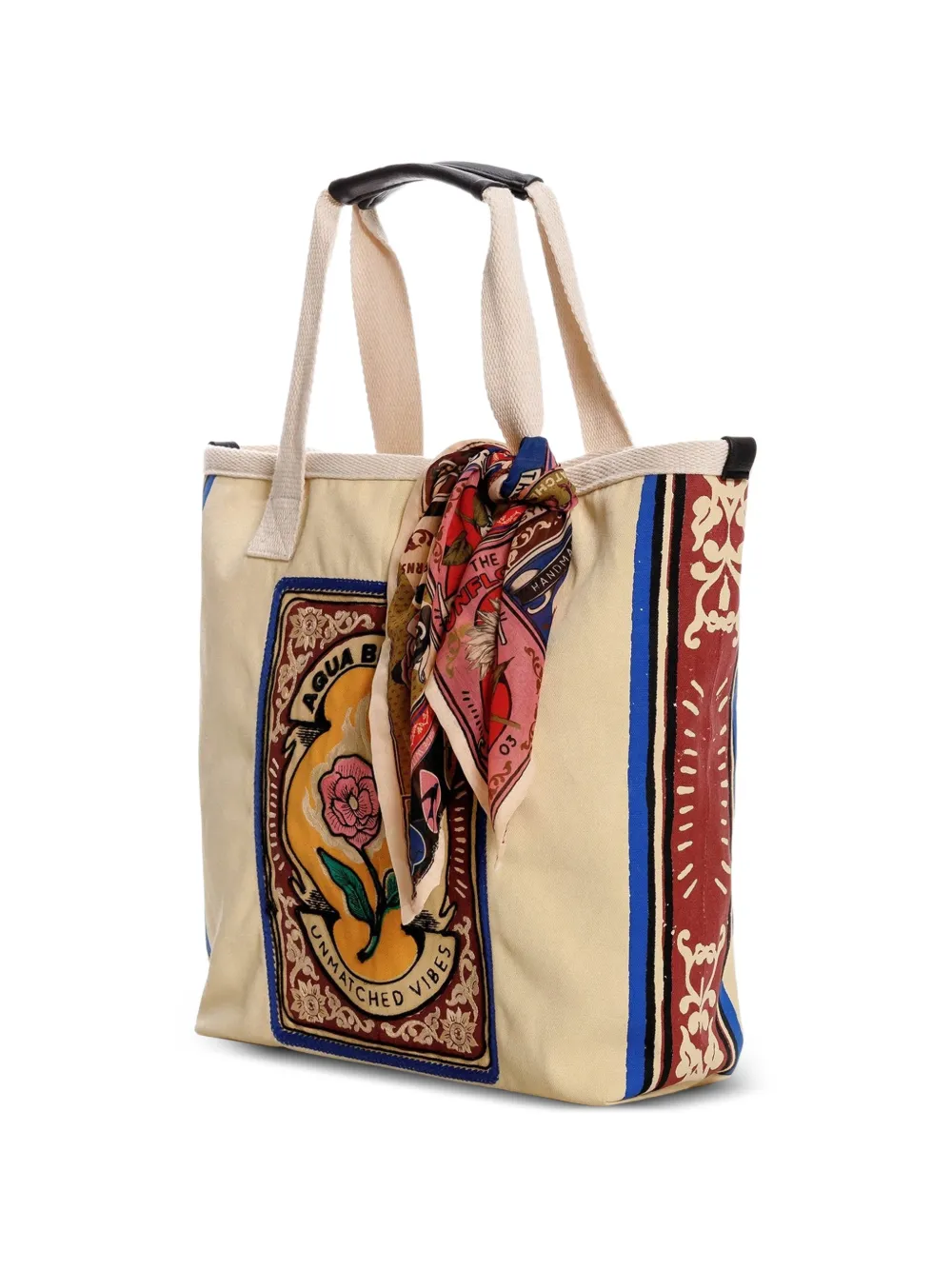  Agua Bendita Lucia Printed Tote Bag - Neutrals 