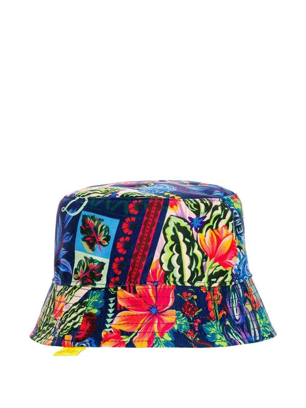 Agua Bendita Shay reversible placement print hat - Blu