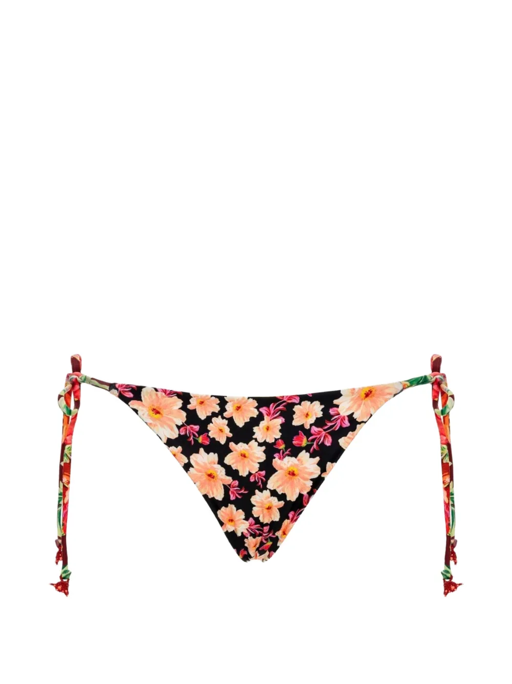 Agua Bendita Alegria floral-pattern bikini bottom - Nero