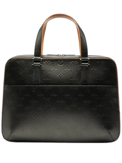 Louis Vuitton Pre-Owned شنطة أعمال 'مات مالدن' بمونوغرام 2002