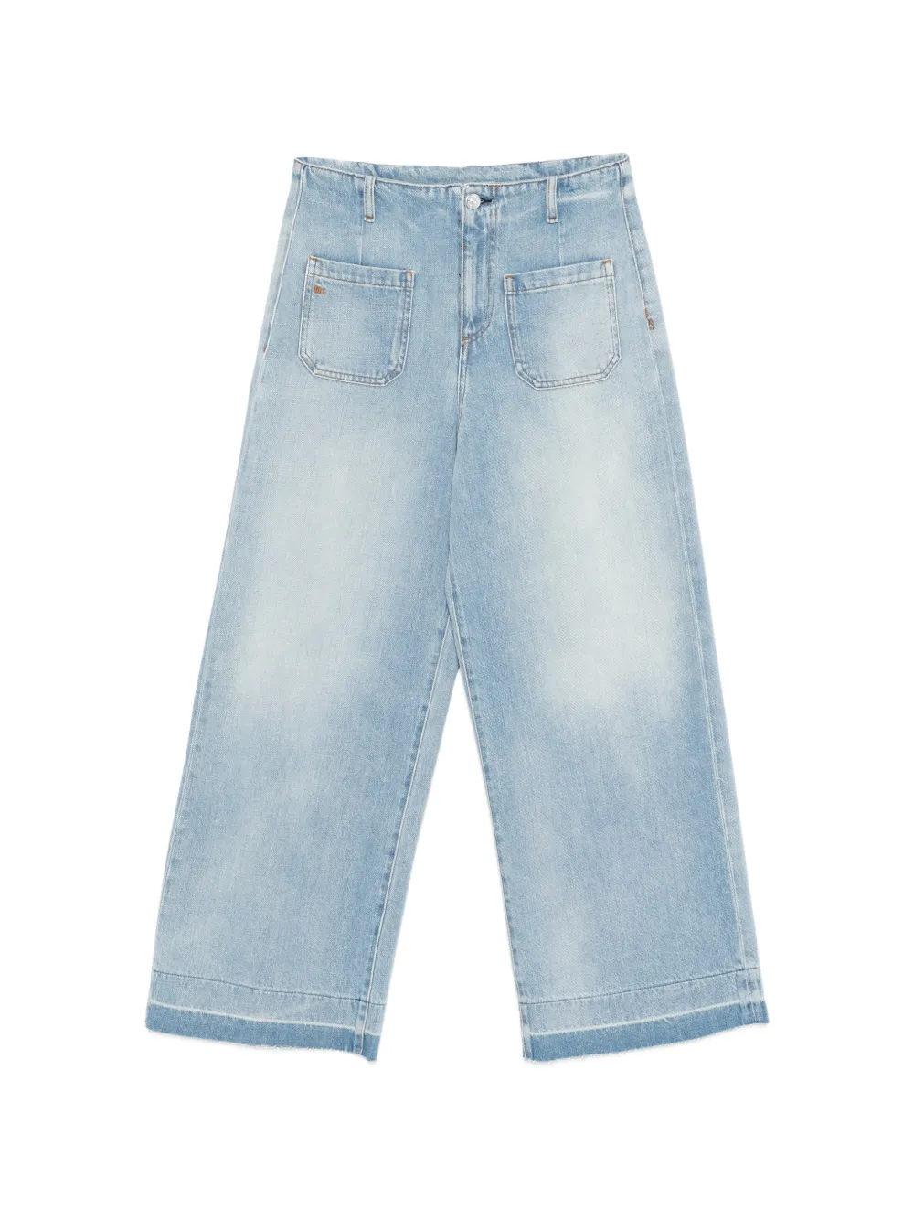 Nine In The Morning Jeans crop Naia - Blu