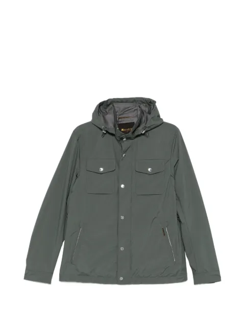 Moorer hooded pocket jacket