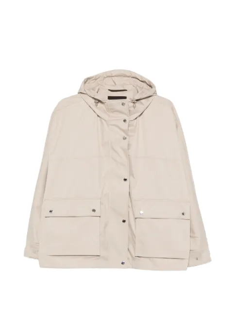 Moorer Maryana hooded pocket jacket