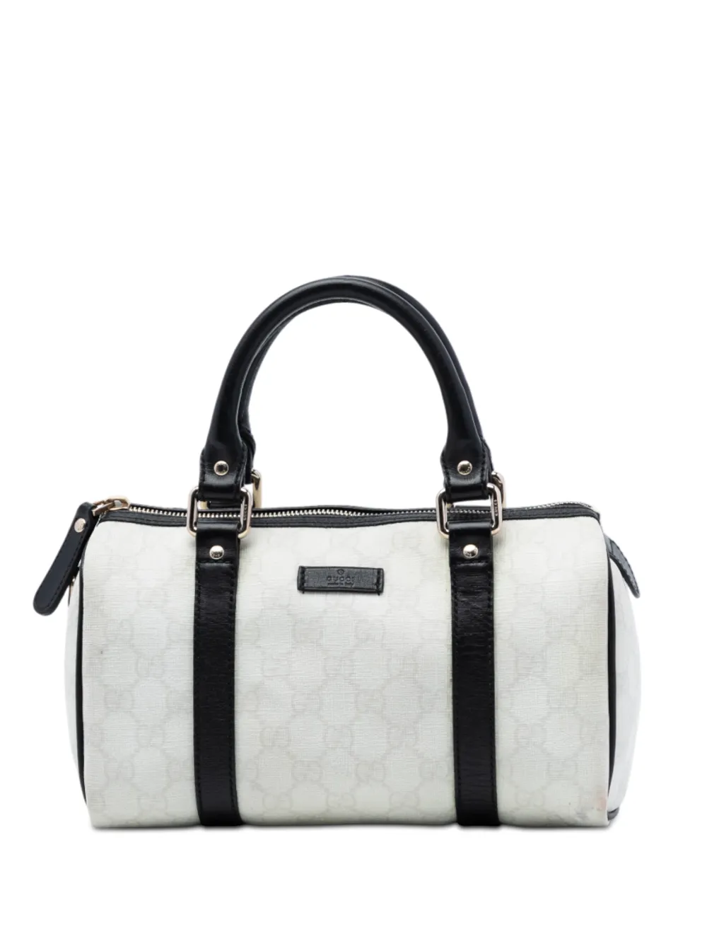 Gucci Pre-Owned Borsa Joy Boston piccola in tessuto GG Supreme 2016-2025 - Bianco