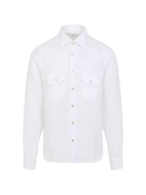 Kiton flap-pocket shirt