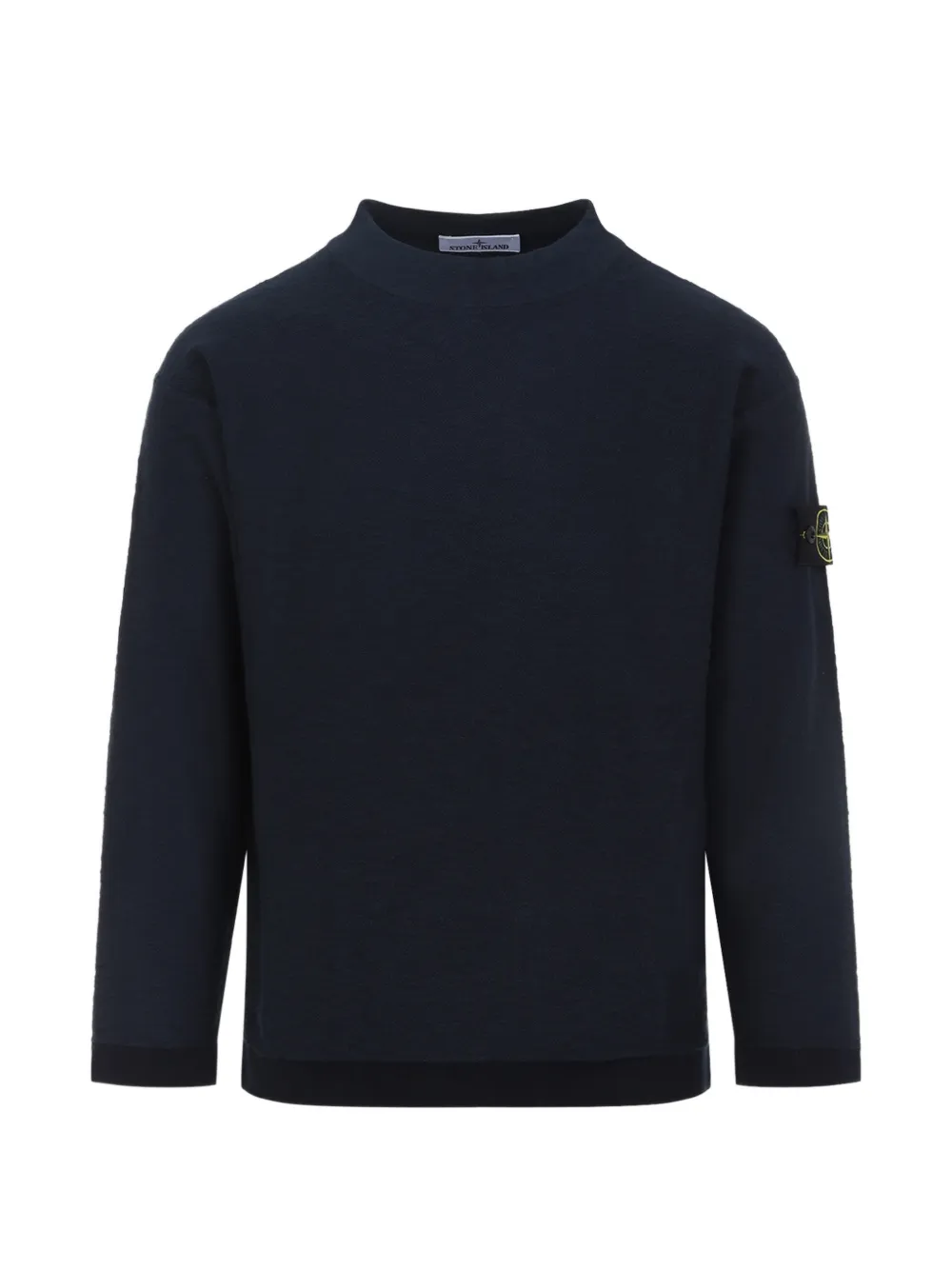 Stone Island logo-patch sweatshirt - Blau