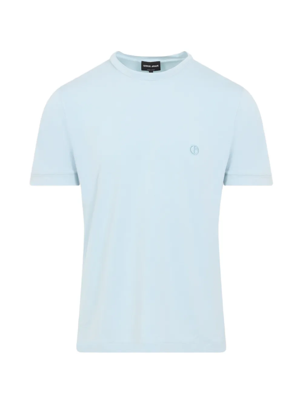 Giorgio Armani logo-detail T-shirt - Blu