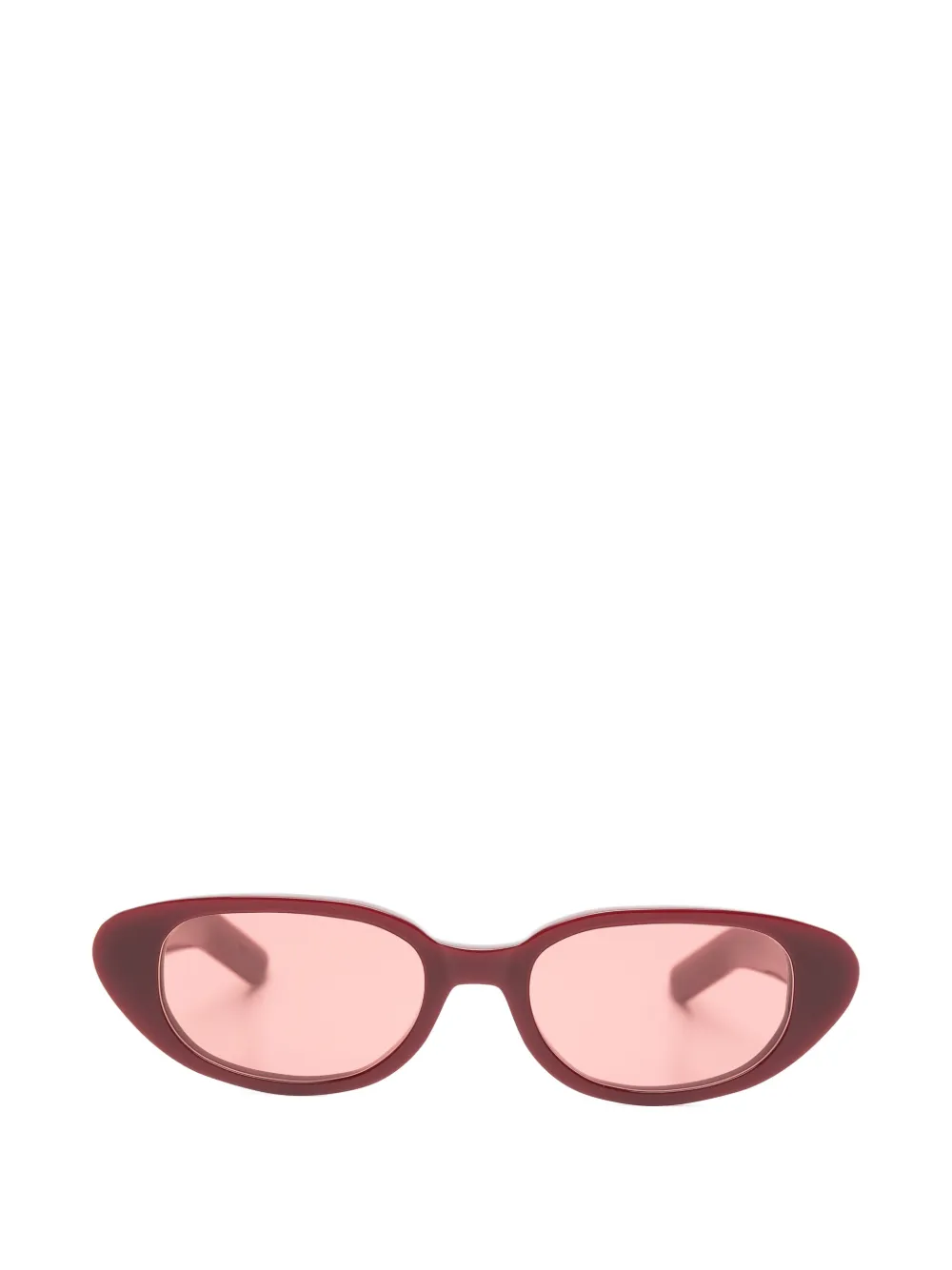 Retrosuperfuture Vega Oval-frame Sunglasses In Red