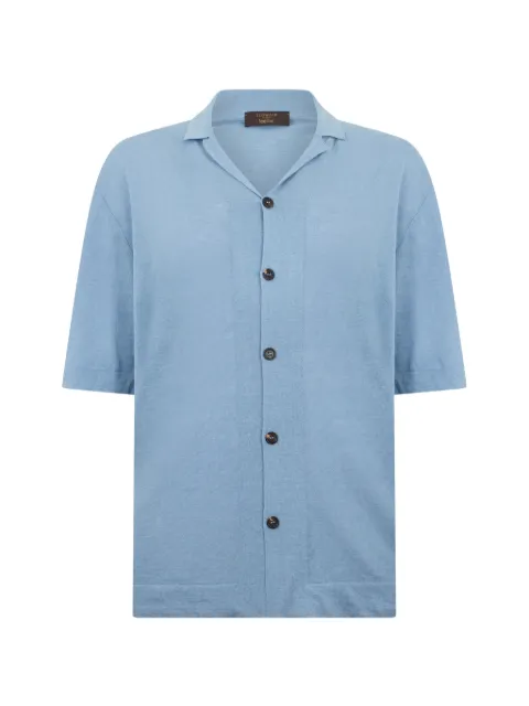 slowear buttoned short-sleeve knitwear