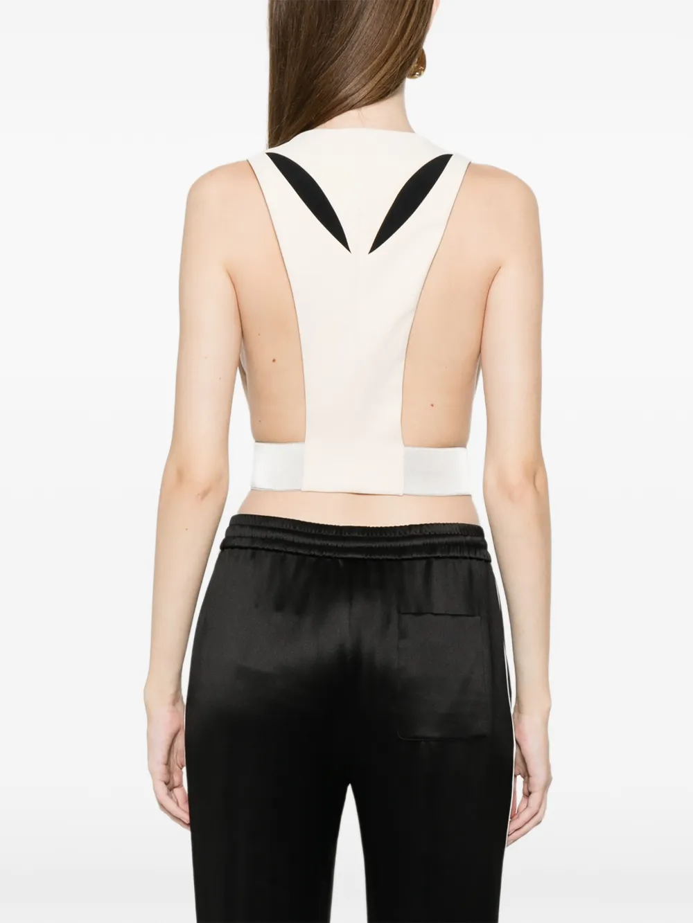 Button Sleeveless Waistcoat