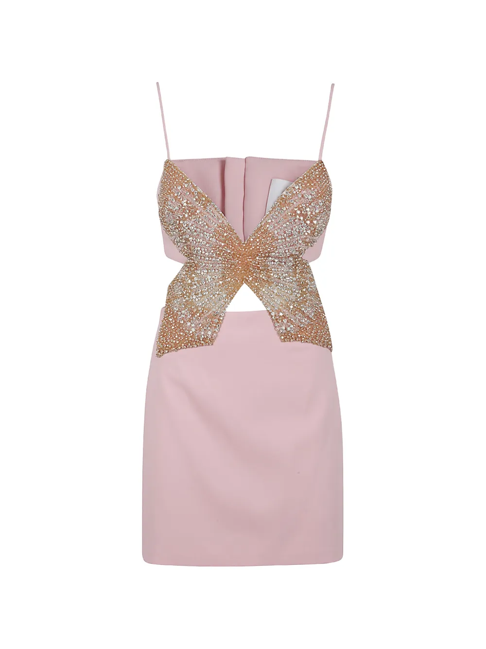 Costarellos Abito lungo Zilia con decorazione - Rosa