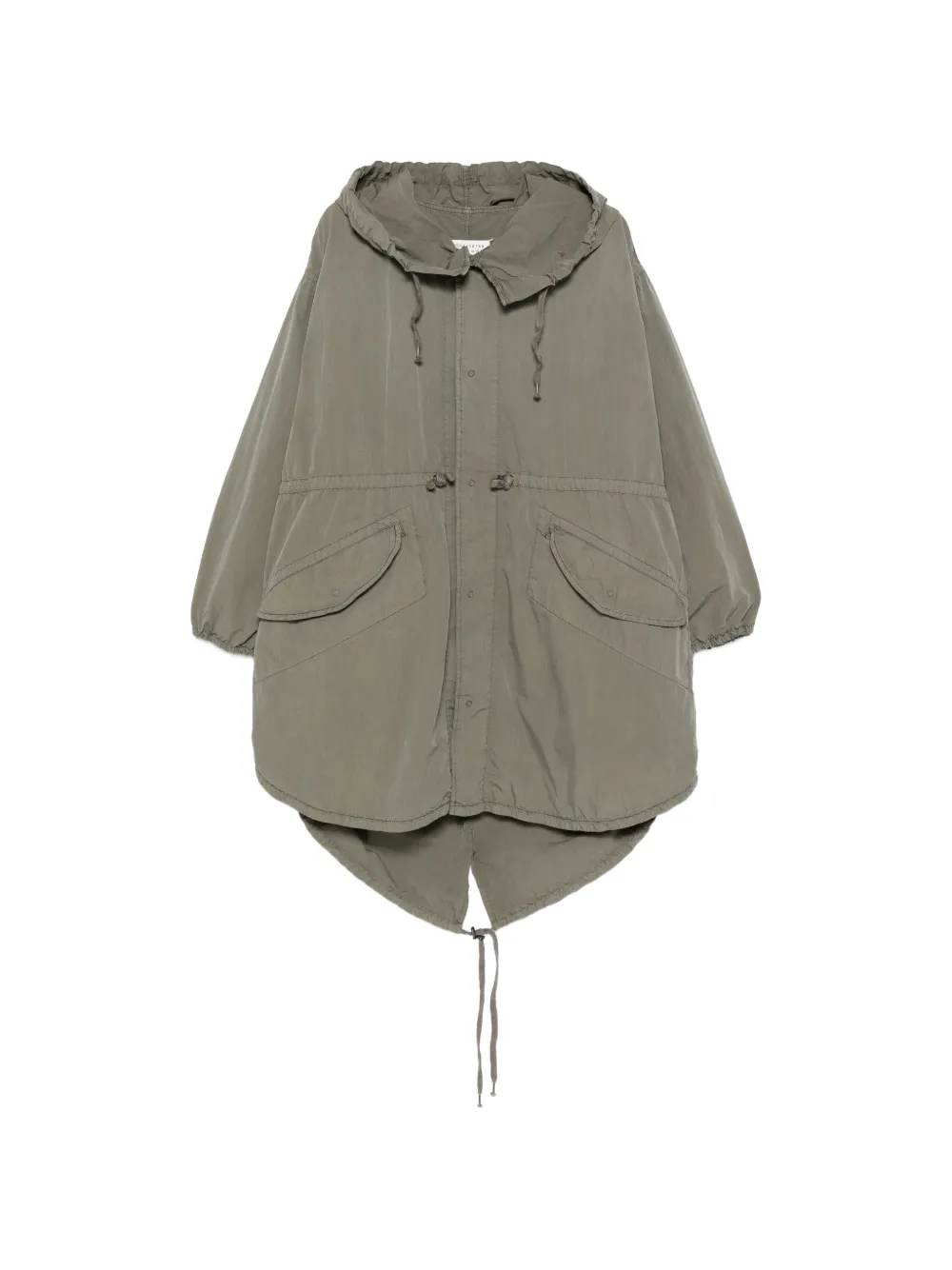 Maison Margiela Cappotto con cappuccio - Verde