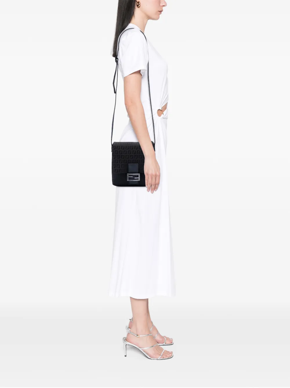  Fendi Pre-owned Sac à Bandoulière Zucchino (2000-2010) - Noir 
