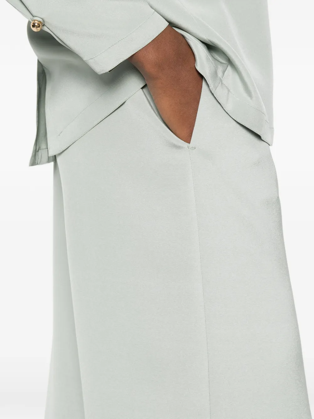 Wide-Leg Cut Palazzo Pants