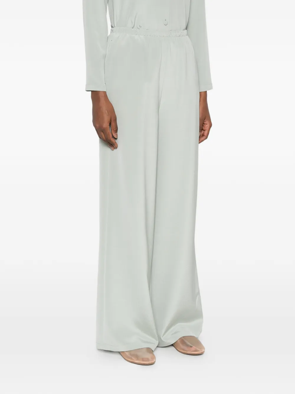 Wide-Leg Cut Palazzo Pants