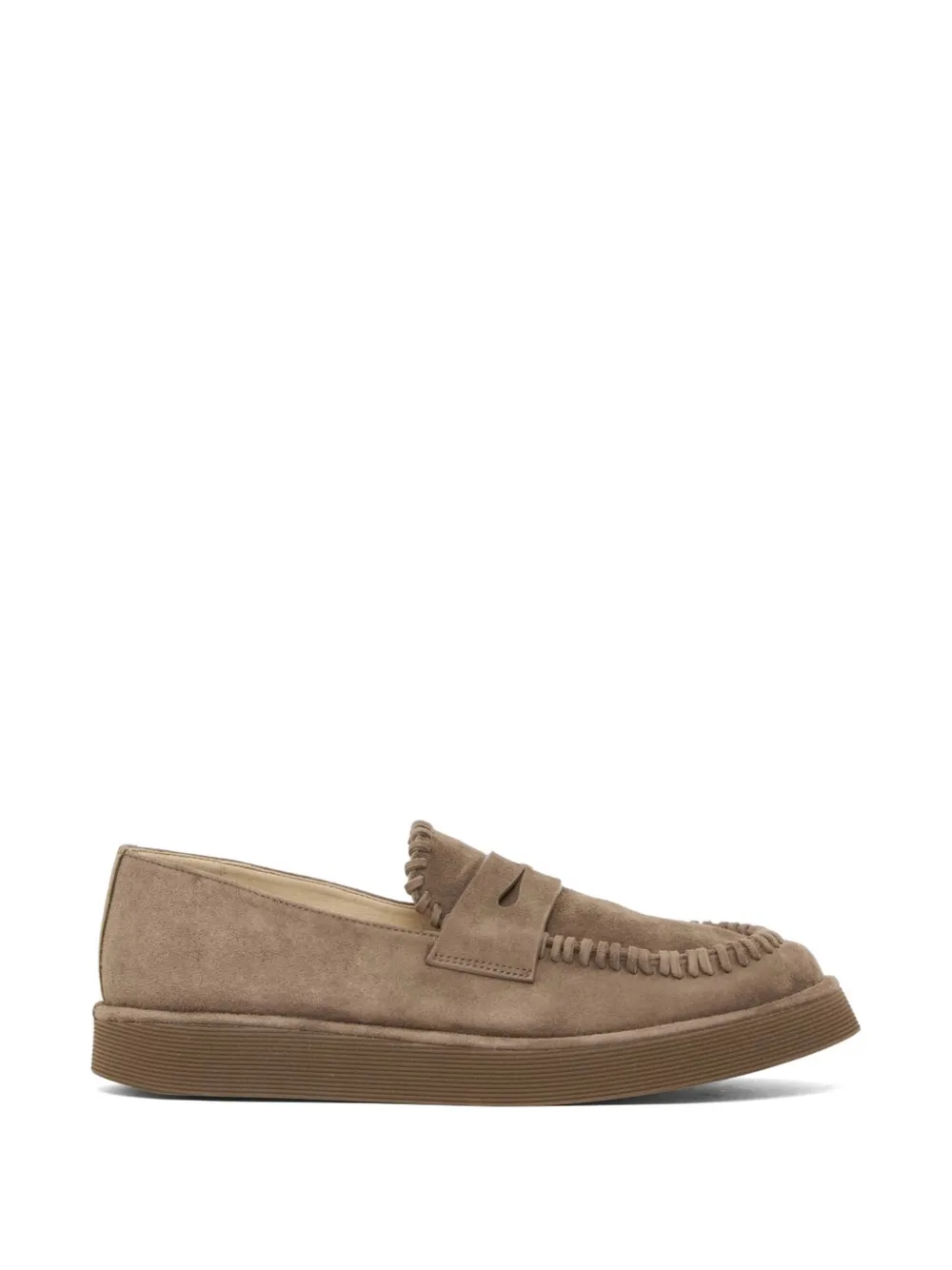 Giorgio Armani fringed loafers - Toni neutri