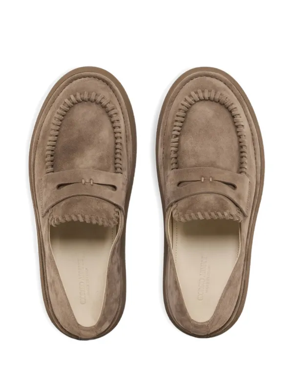 GIORGIO ARMANI ペニーローファー size9 28cm Giorgio Armani フリンジ