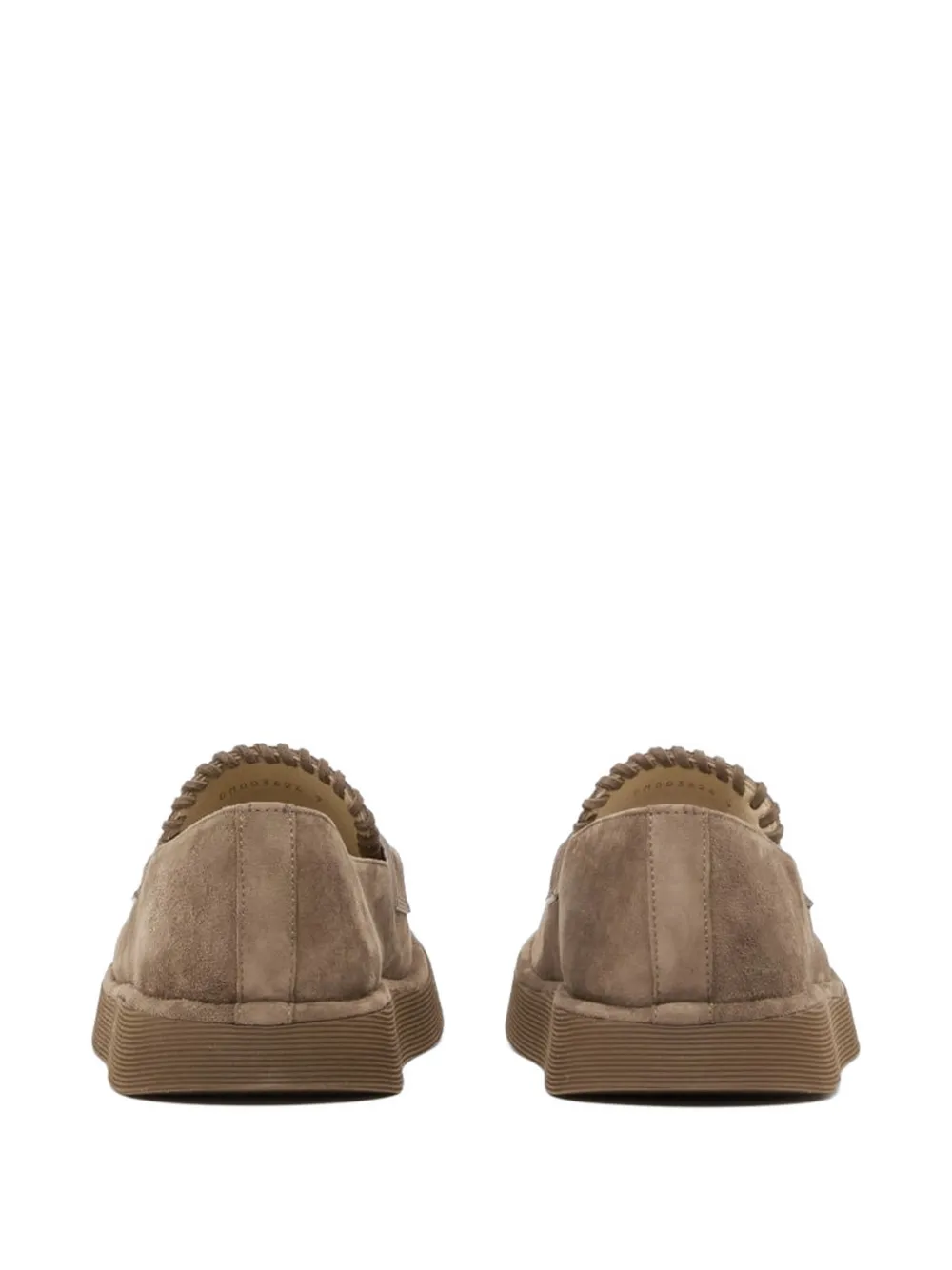 Giorgio Armani fringed loafers Beige