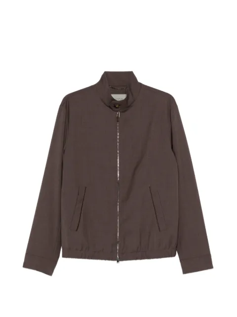 Canali zip-fastening pocket overshirt