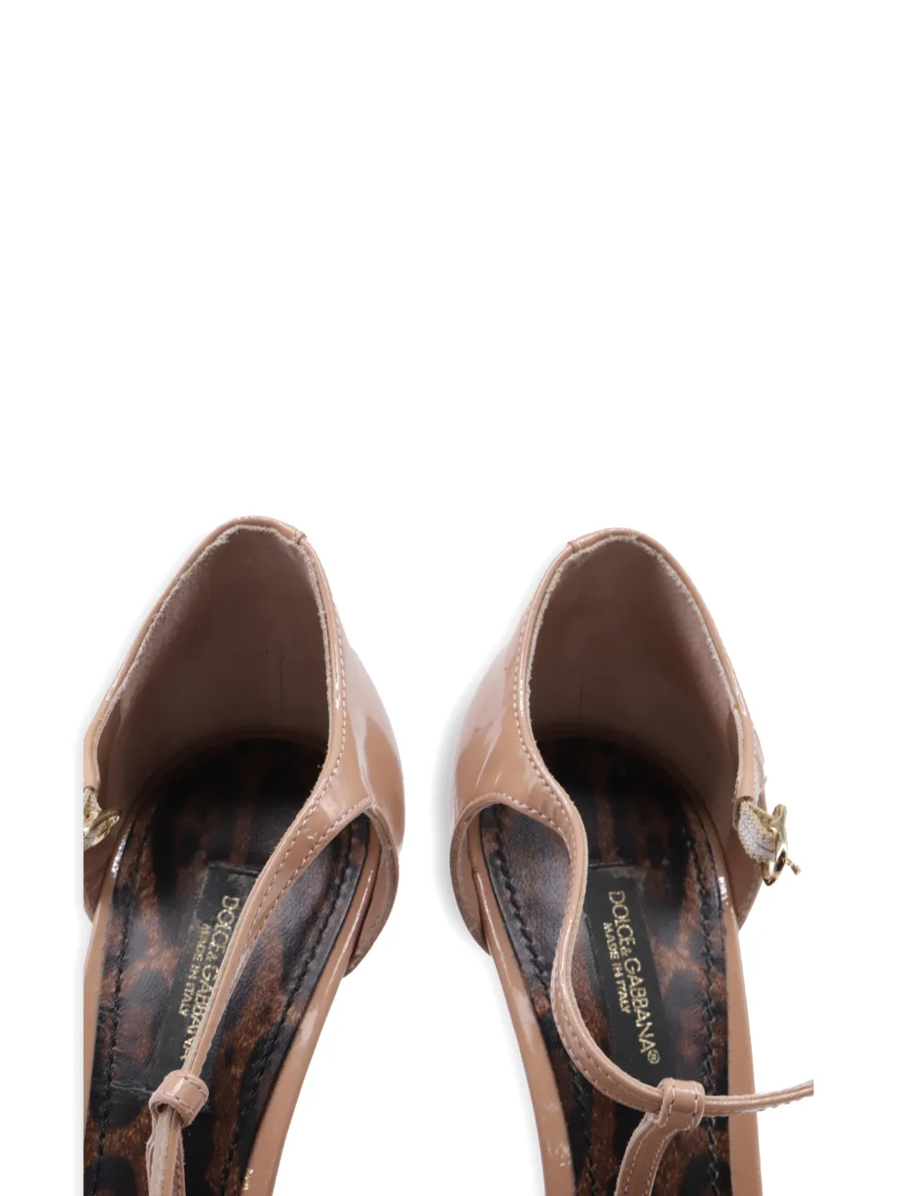 T-Bar Leather Pumps