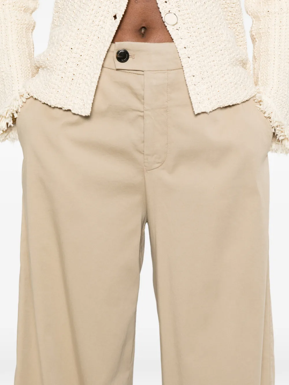 Berwich Nina palazzo broek Beige