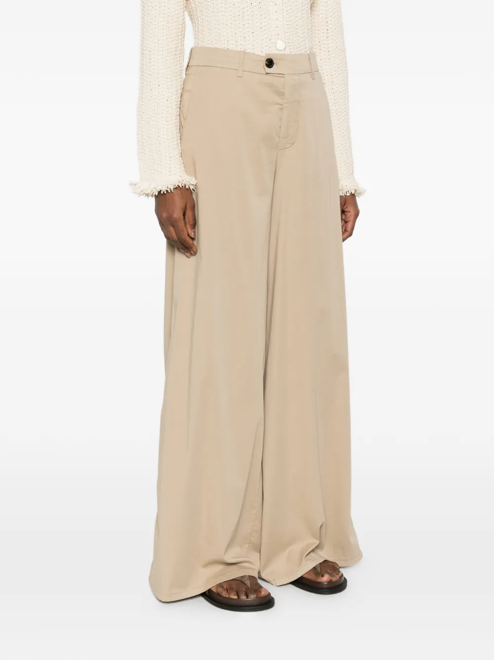  Berwich Nina Palazzo Pants - Neutrals 