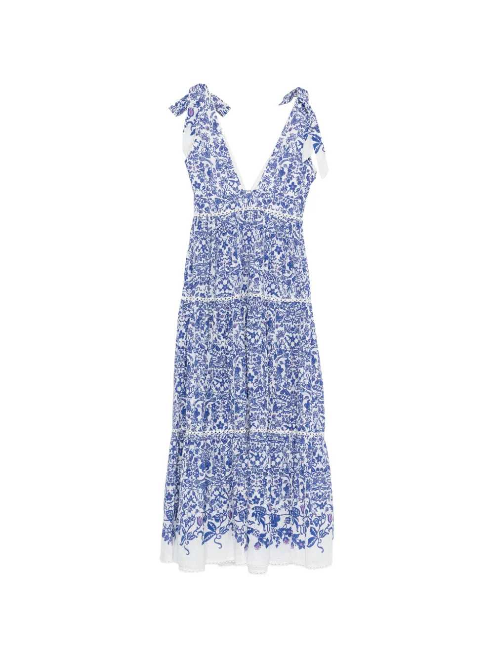 Poupette St Barth Perla Maxi Dress - Blue 