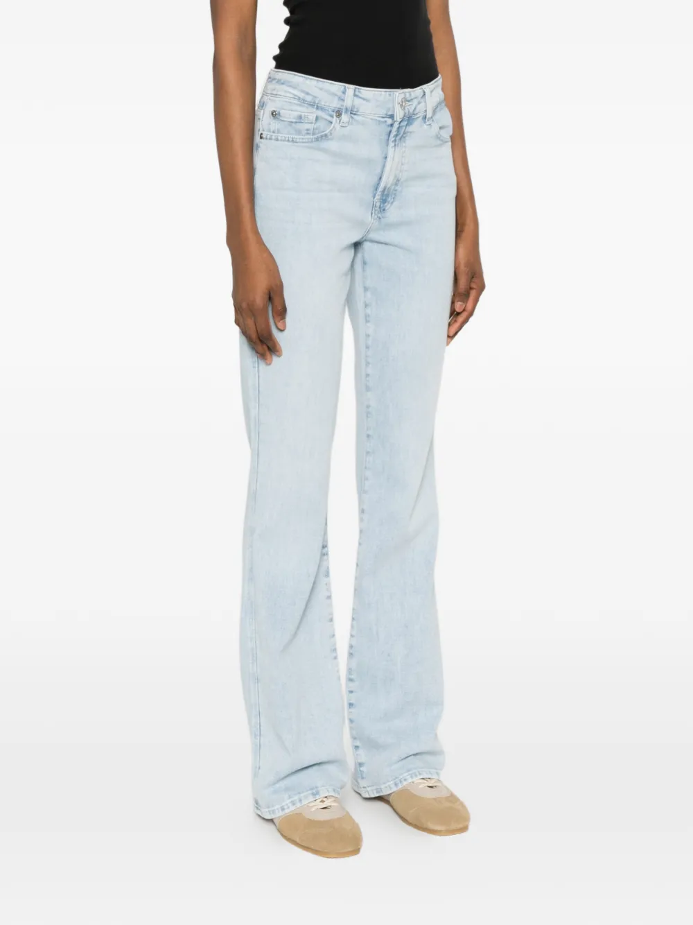  7 For All Mankind Flared Jeans - Blue 