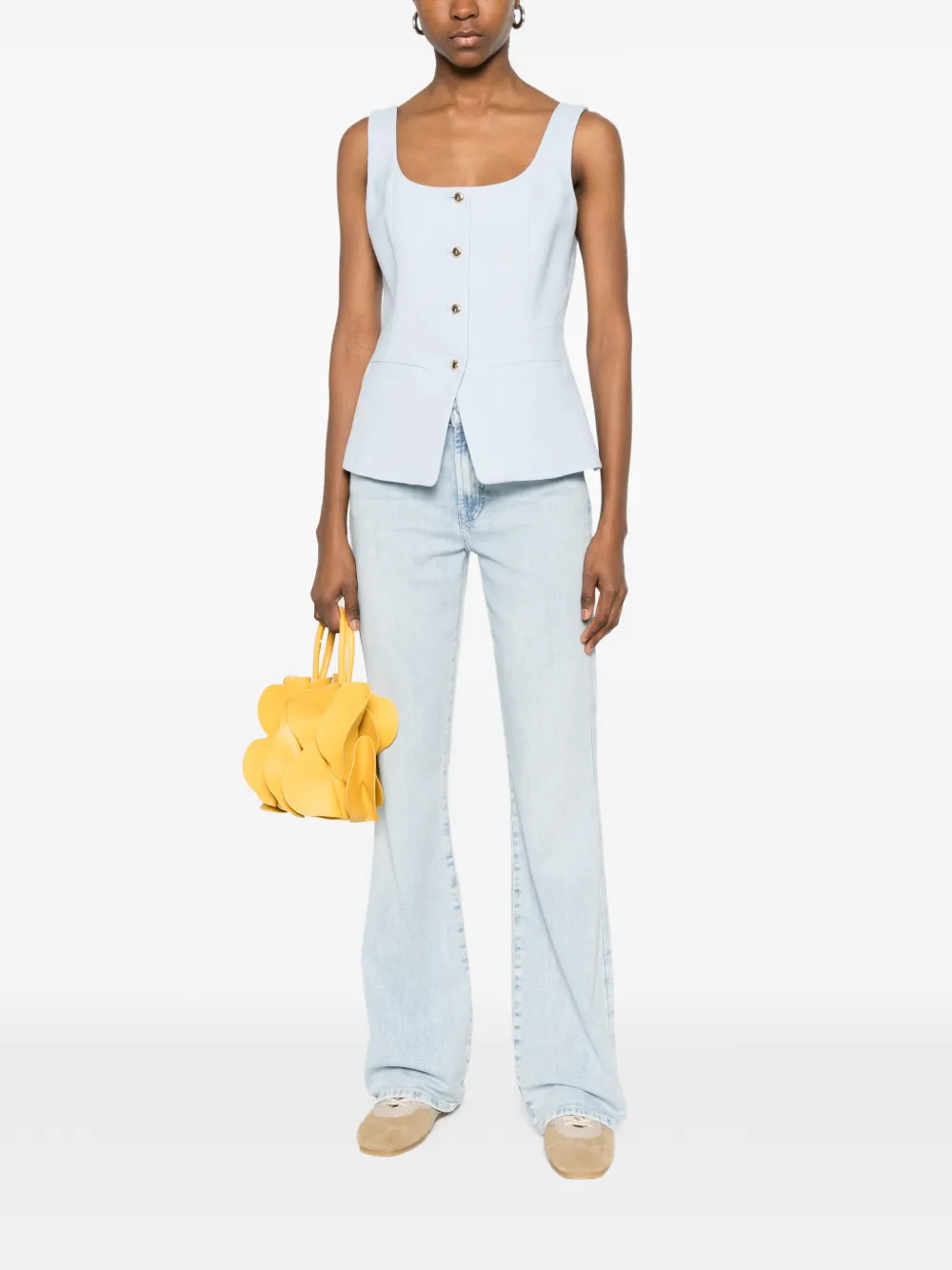  7 For All Mankind Flared Jeans - Blue 