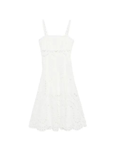 Charo Ruiz Ibiza Glimmer lace-detail midi dress