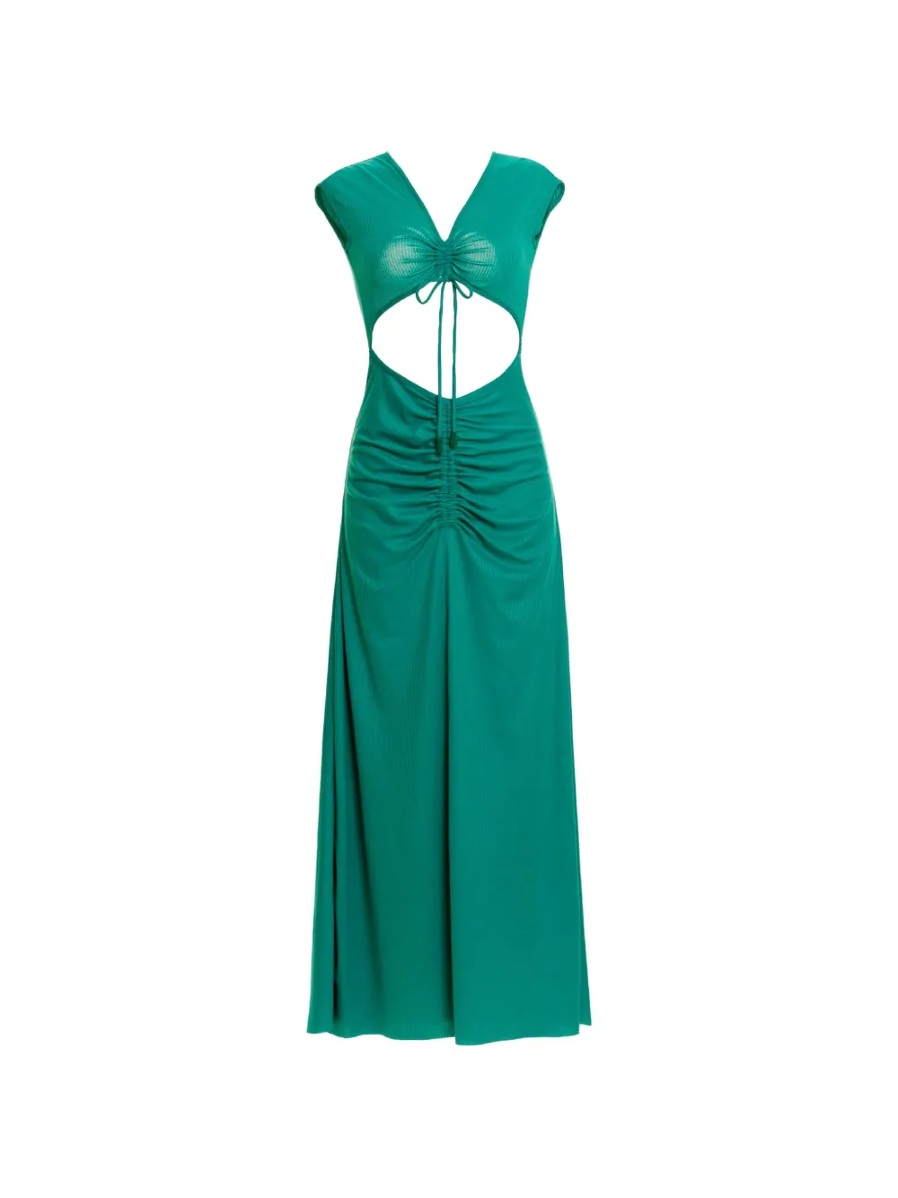 Agua Bendita Ailana cut-out midi dress - Verde