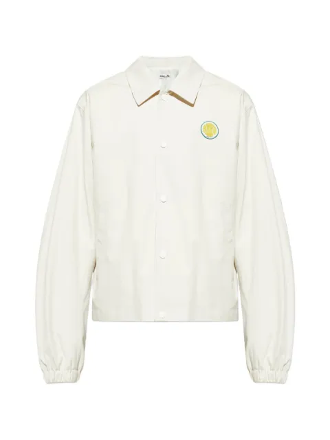 Bally embroidered collared shirt jacket