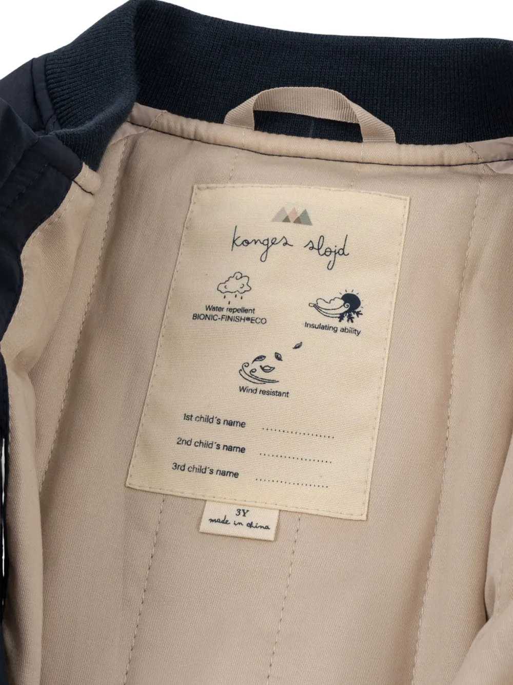  Konges Sløjd Juno Tiger Embroidered Jacket - Blue 