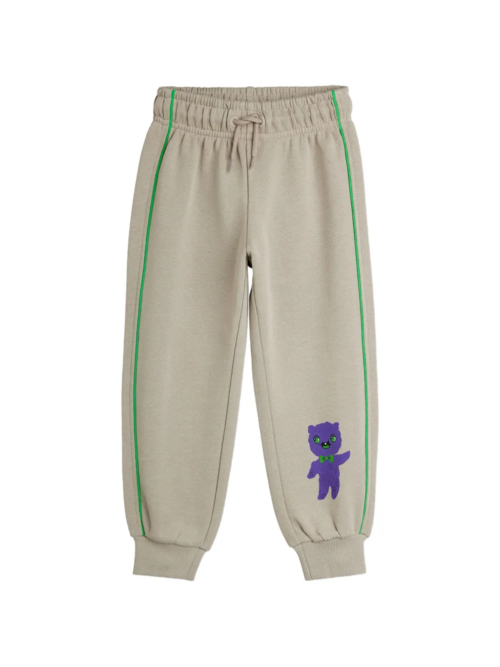 Mini Rodini drawstring embroidered trousers - Toni neutri