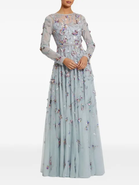 Mac Duggal robe longue à fleurs
