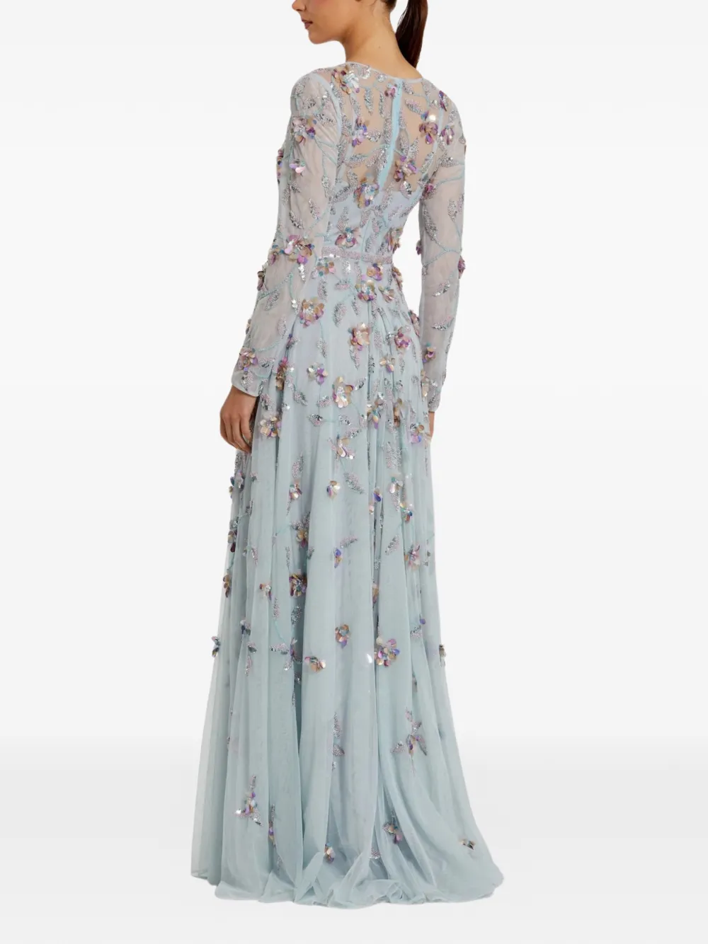 sleeve blue dress Clo Puff Midi - Stripe Size:large womens tango clothes Oscar de la Renta