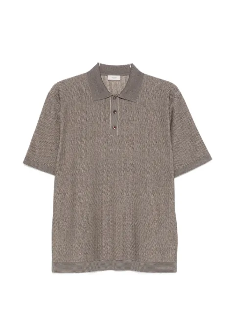 Agnona textured polo shirt