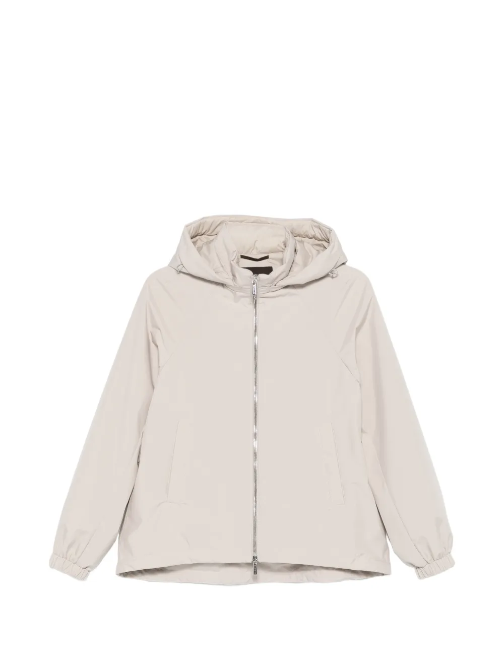 Moorer Cylia hooded zip jacket - Neutrals