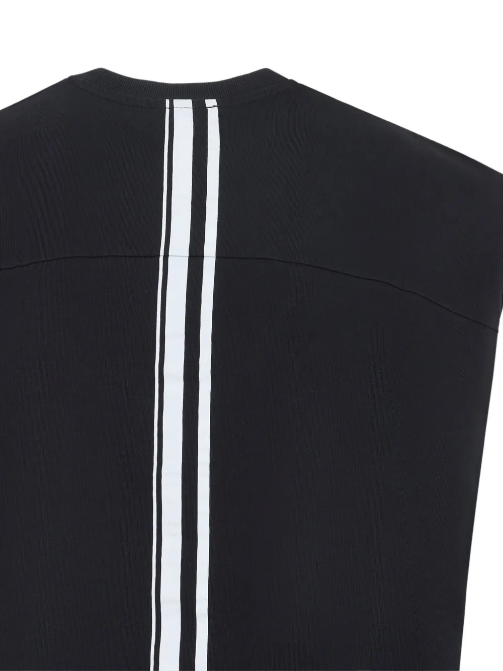  Mordecai Back-stripes Vest - Black 
