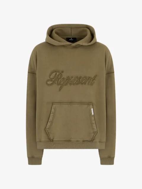 Represent logo-detail hoodie