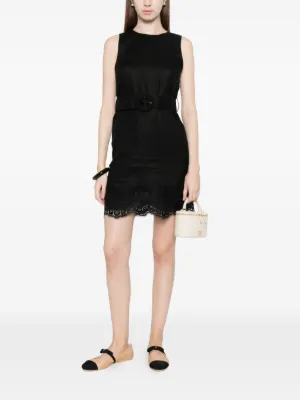 Adidas Lace Insert T-shirt Dress | Black | FARFETCH