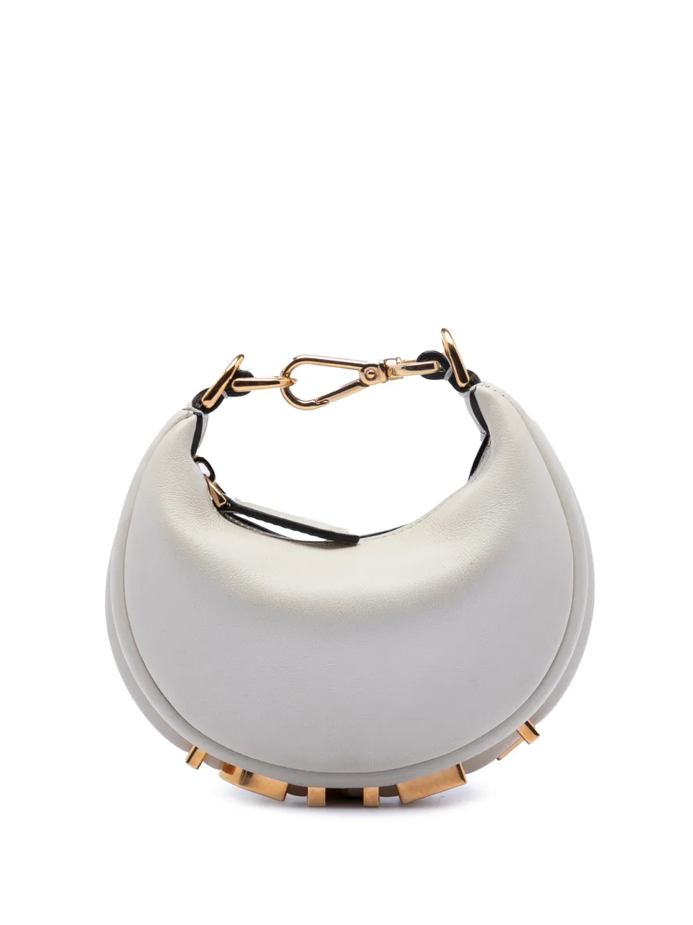 Fendi Pre-Owned Borsa passepartout Nano Fendigraphy in pelle 2019 - Grigio