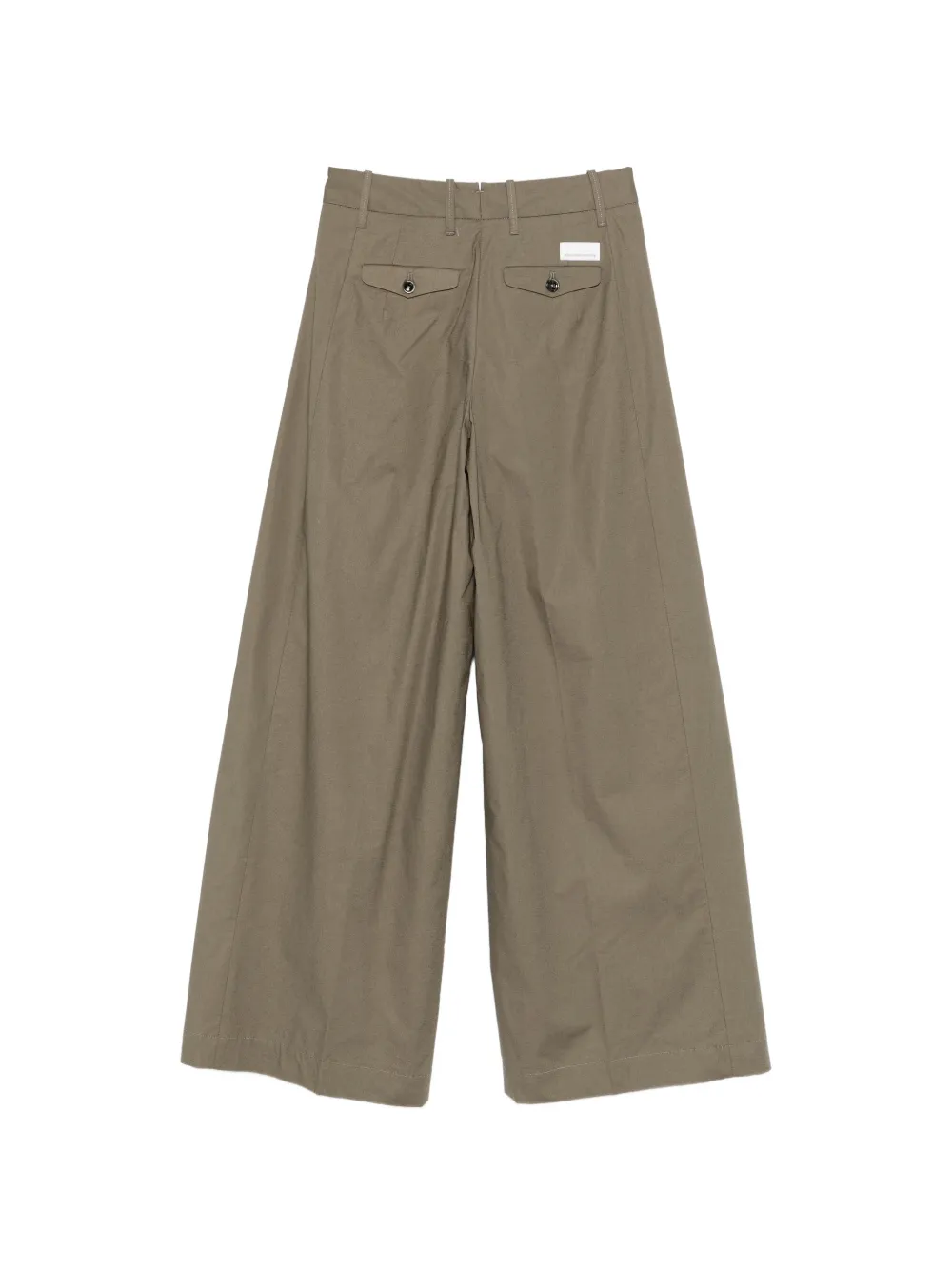  Nine In The Morning Petra Pleated Trousers - Green 