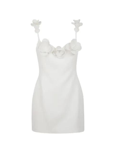 David Koma floral-appliqué mini dress