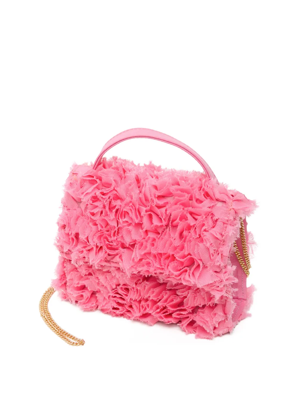 Mi Mi Sol ruffled chain bag - Rosa